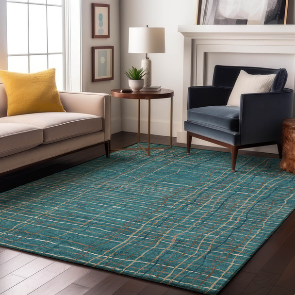 Addison Mayfield AMF998 Teal Rug