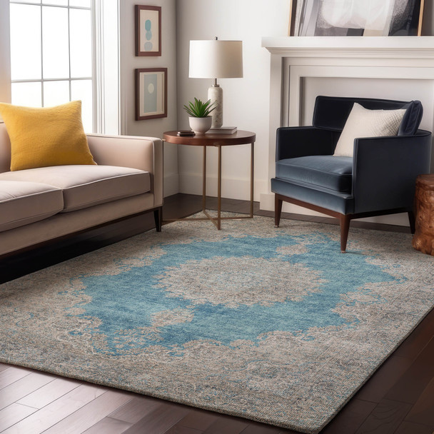 Addison Mayfield AMF1003 Teal Rug