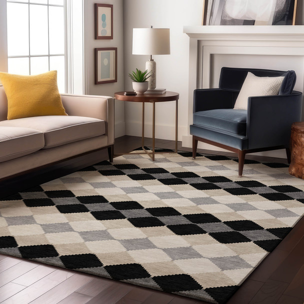 Addison Mayfield AMF1007 Black Rug
