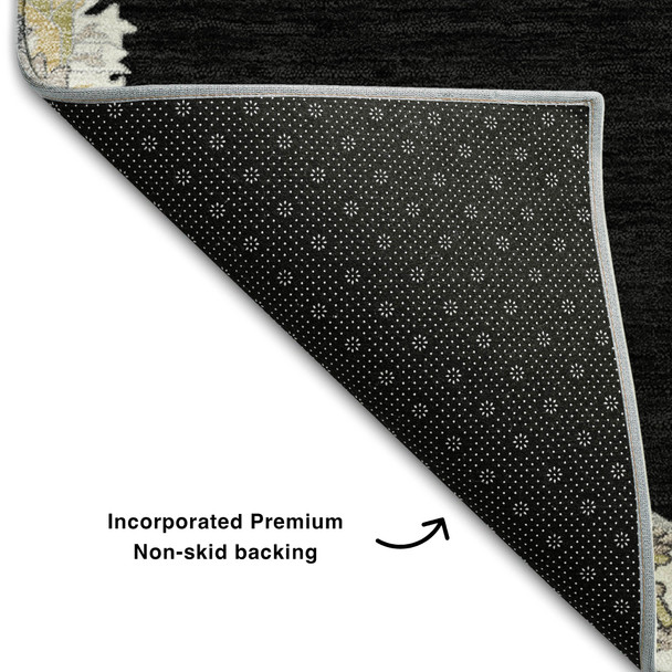 Addison Mayfield AMF1011 Black Rug