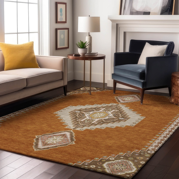 Addison Mayfield AMF1014 Copper Rug
