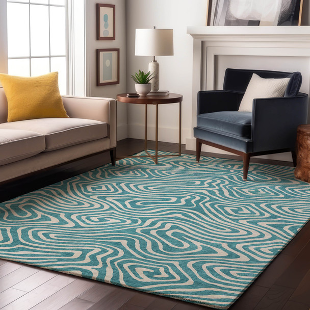 Addison Mayfield AMF1020 Teal Rug