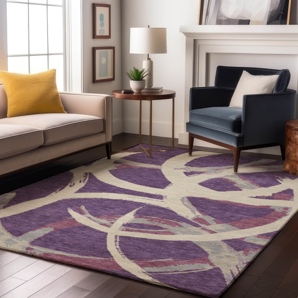 Addison Mayfield AMF1022 Purple Rug