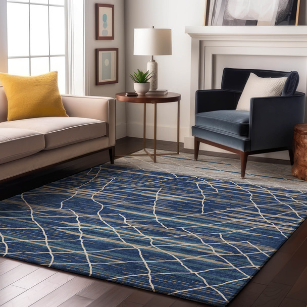 Addison Mayfield AMF1025 Navy Rug