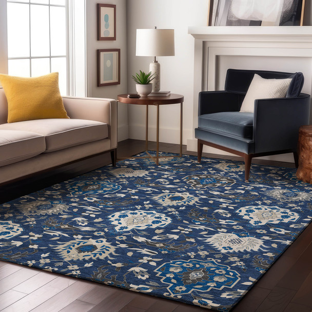 Addison Mayfield AMF1026 Navy Rug