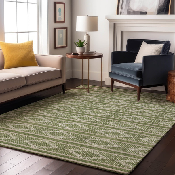 Addison Mayfield AMF1029 Green Rug