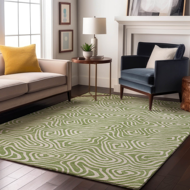 Addison Mayfield AMF1030 Aloe Rug
