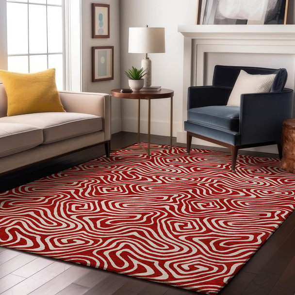 Addison Mayfield AMF1030 Red Rug