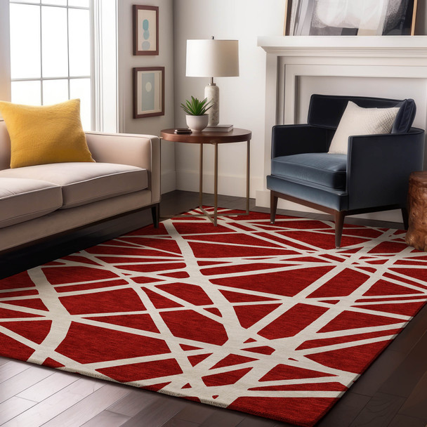 Addison Mayfield AMF1040 Red Rug