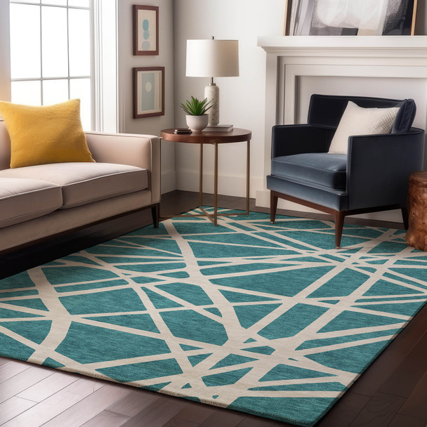Addison Mayfield AMF1040 Teal Rug