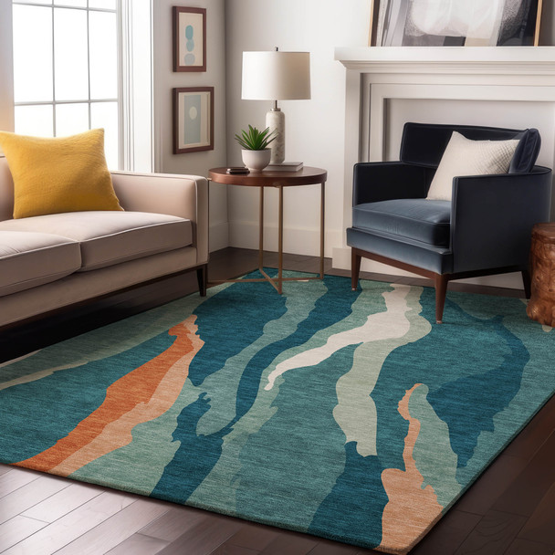 Addison Mayfield AMF1047 Teal Rug