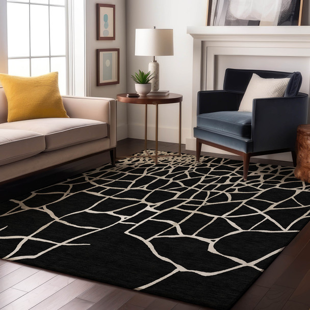 Addison Mayfield AMF1049 Black Rug
