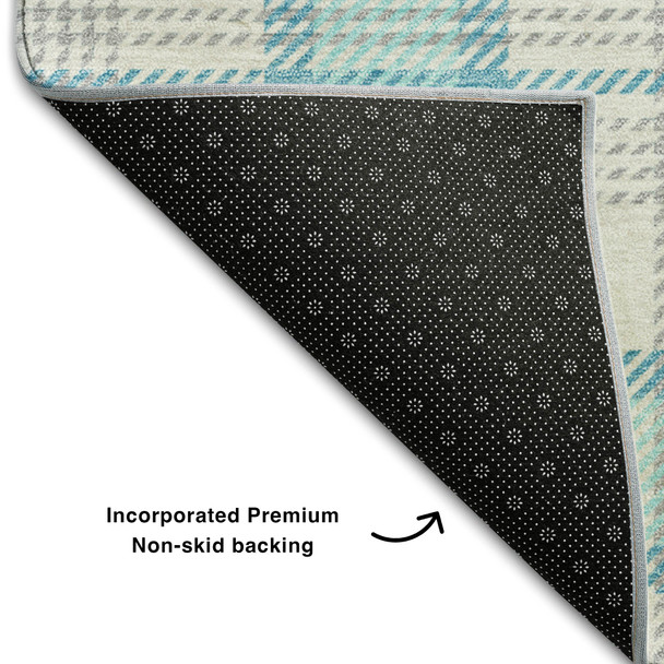 Addison Mayfield AMF1052 Aqua Rug