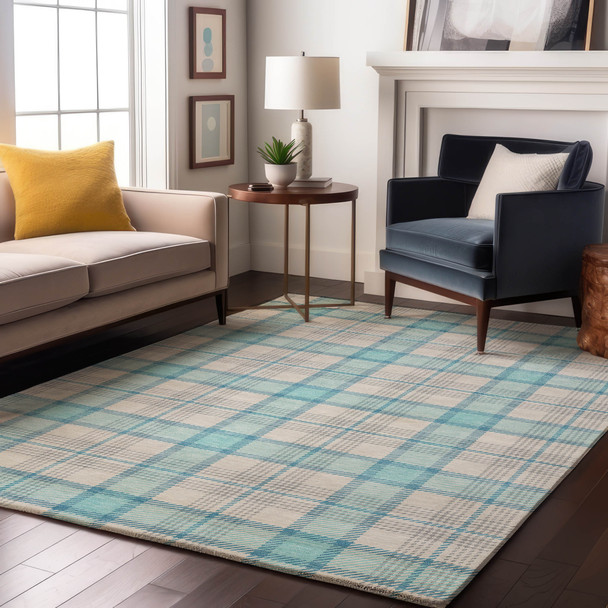 Addison Mayfield AMF1052 Aqua Rug