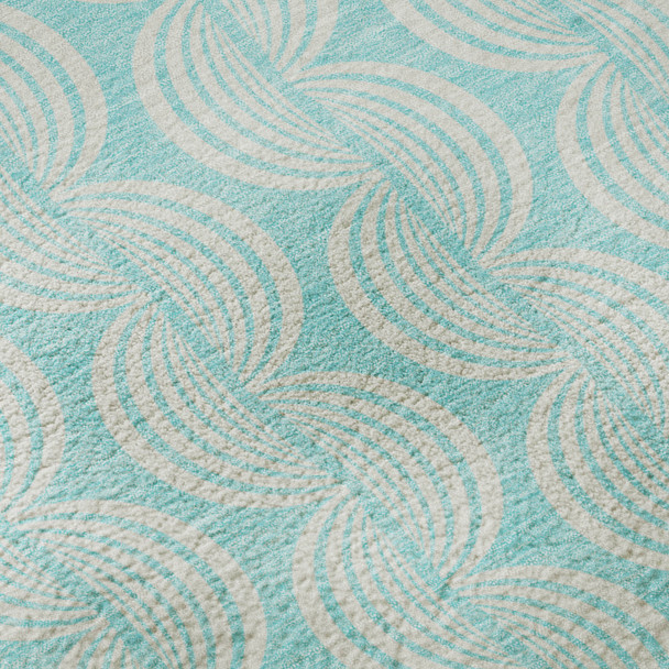 Addison Mayfield AMF1056 Aqua Rug