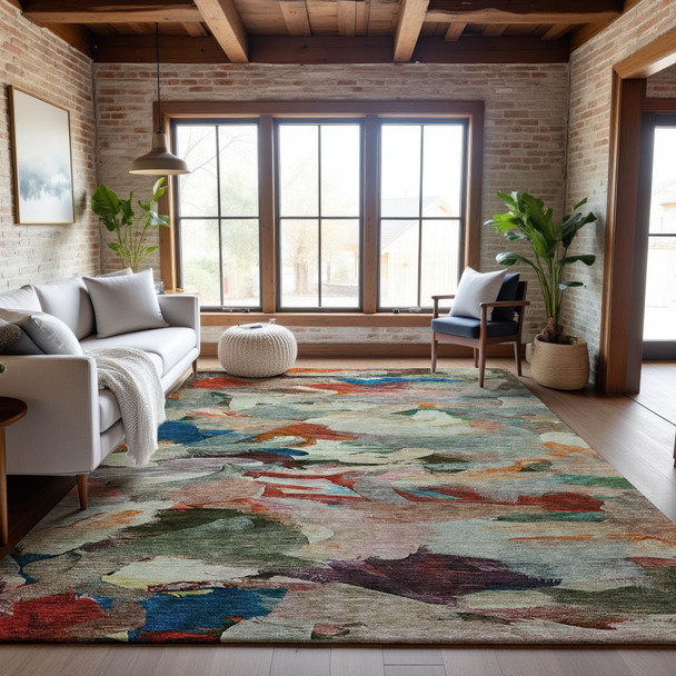 Addison Mayfield AMF1075 Green Rug