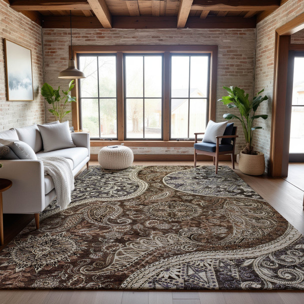 Addison Mayfield AMF1078 Brown Rug
