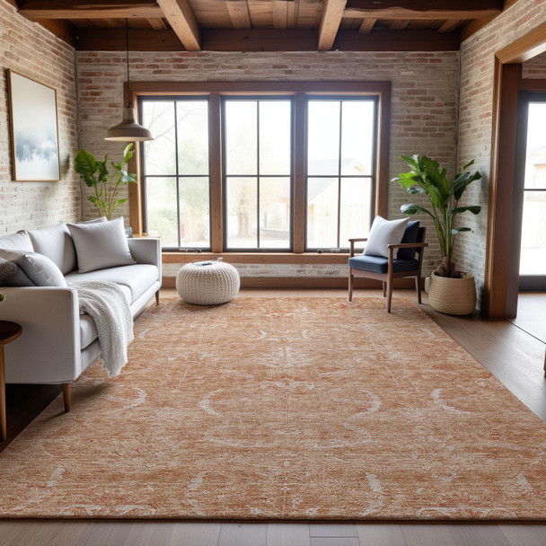 Addison Mayfield AMF1083 Salmon Rug