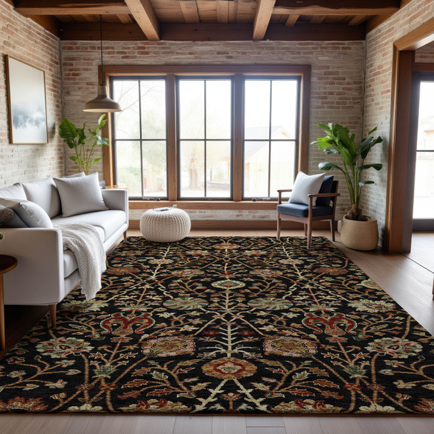 Addison Mayfield AMF1085 Black Rug