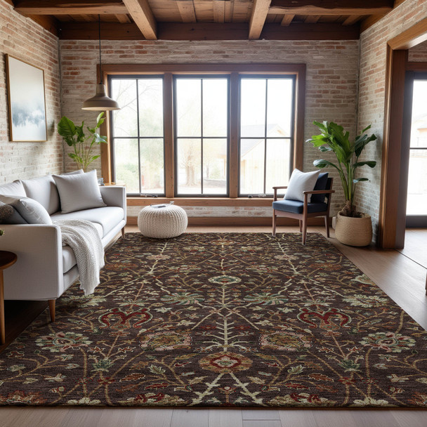 Addison Mayfield AMF1085 Chocolate Rug