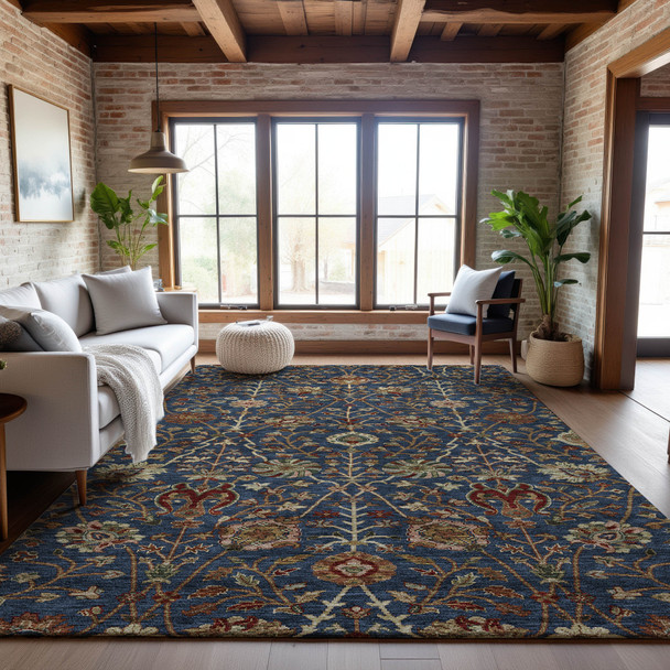 Addison Mayfield AMF1085 Navy Rug