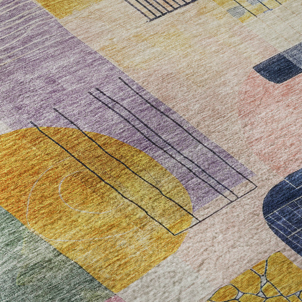 Addison Mayfield AMF1116 Plum Rug