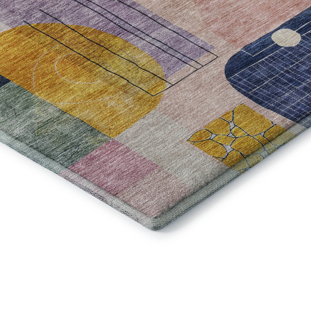 Addison Mayfield AMF1116 Plum Rug