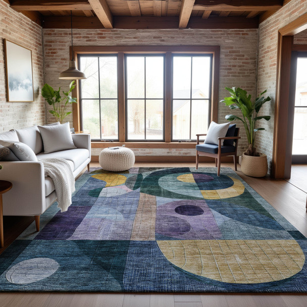 Addison Mayfield AMF1118 Blue Rug