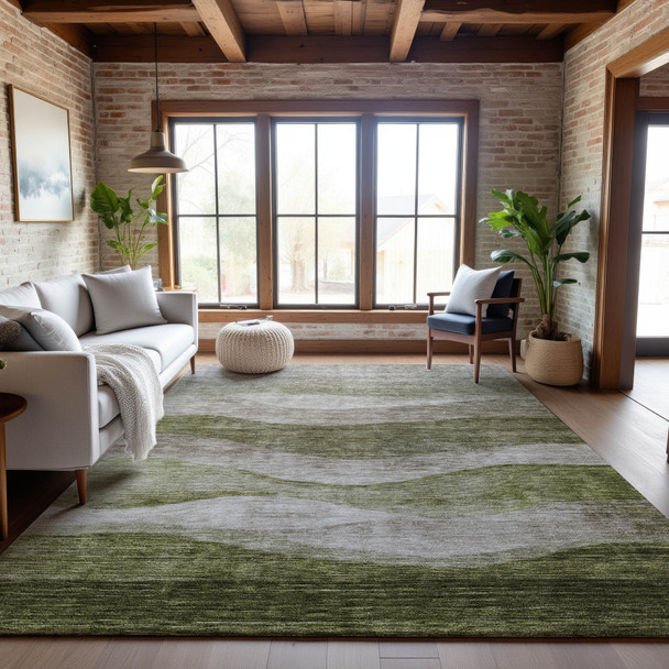 Addison Mayfield AMF1141 Green Rug