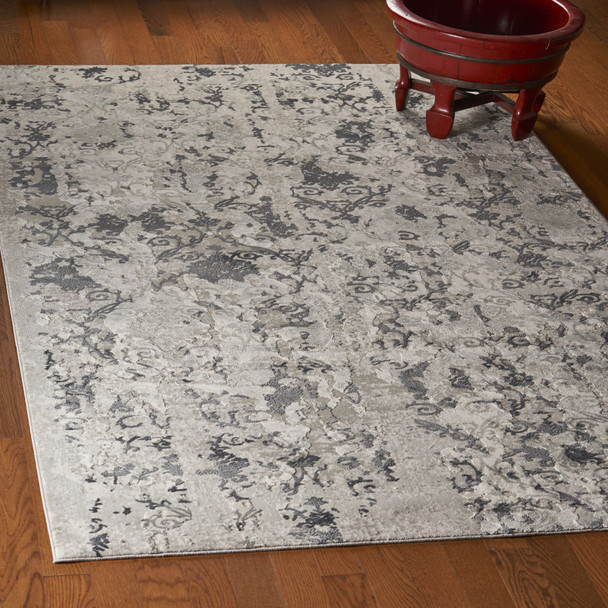 LR Home Imagine 81512 Cream Gray Rug