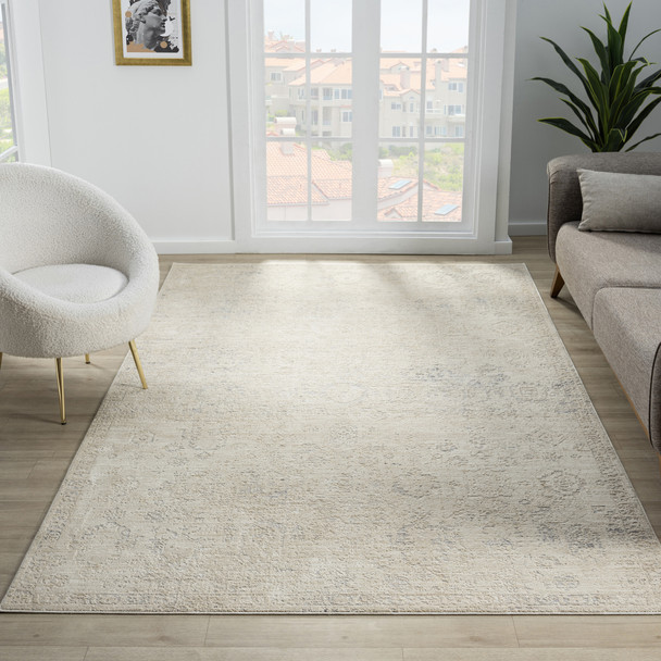LR Home Monaco 82717 Beige Gray Rug