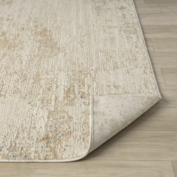 LR Home Monaco 82722 Beige Stone Blue Rug
