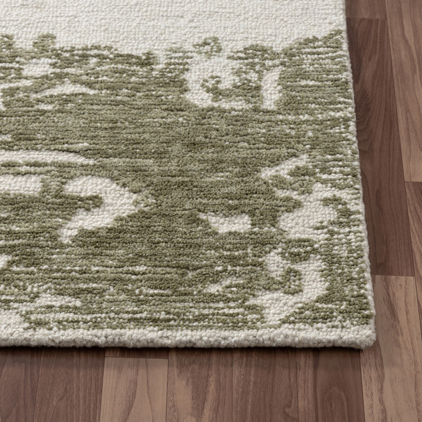 LR Home Nuvia 82784 Green Ivory Rug