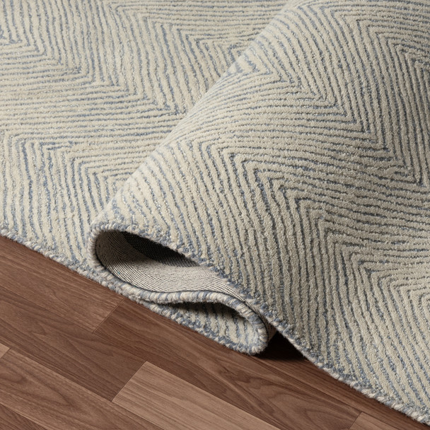 LR Home Scapes 82768 Blue Ivory Rug