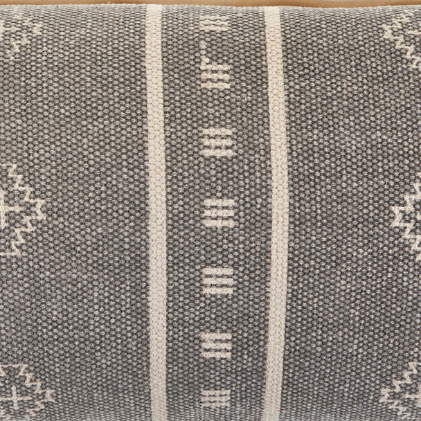 LR Home Mandala 04694 Frost Gray Pillow