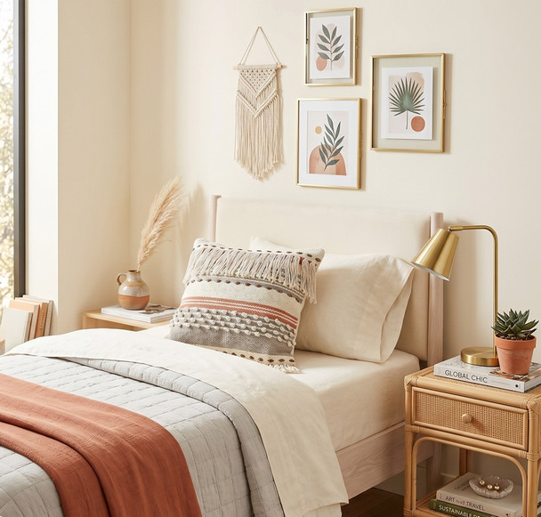 LR Home Phoenix 07332 Gray Natural Pillow