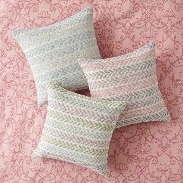 LR Home Altair 07409 Lilac Pillow