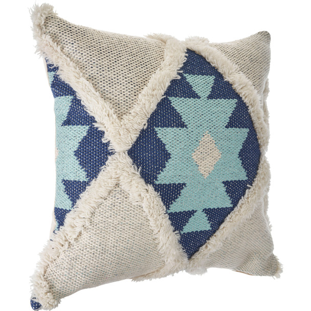 LR Home Soiree 07444 Vintage Indigo Pillow