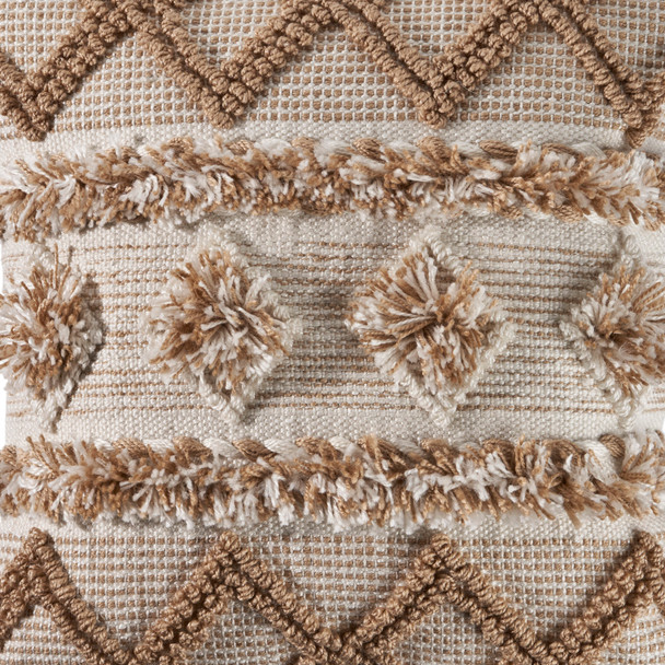 LR Home Homestead 07453 Beige White Pillow