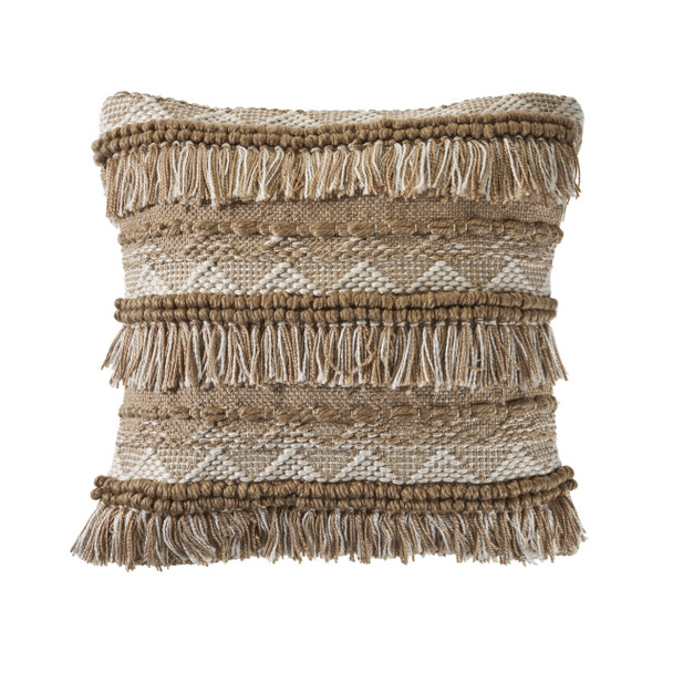 LR Home Homestead 07455 Beige White Pillow