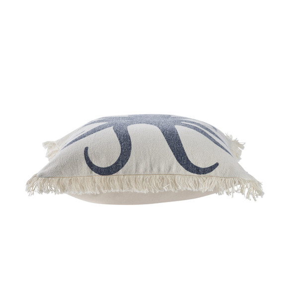 LR Home Seashore 07480 Vintage Indigo Pillow