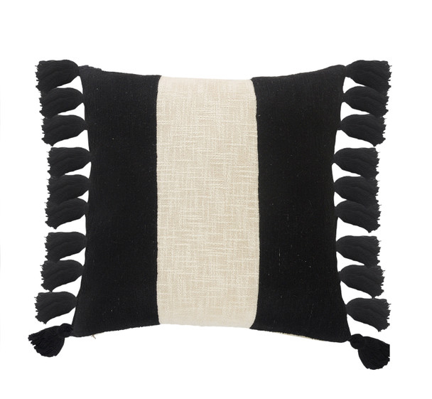 LR Home Elevate 07504 White Black Pillow