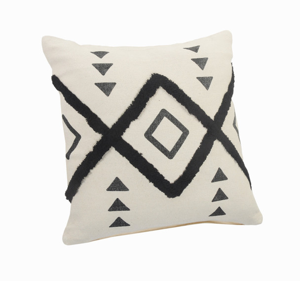 LR Home Avant-garde 07539 Natural Black Pillow