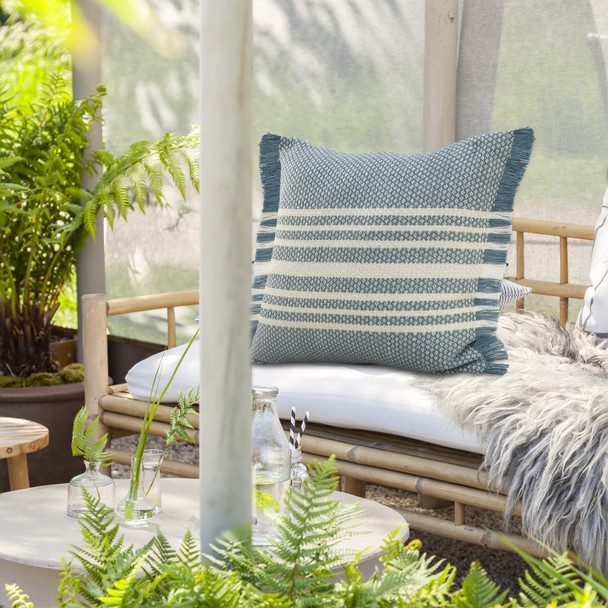 LR Home Atlantis 07592 Blue Pillow