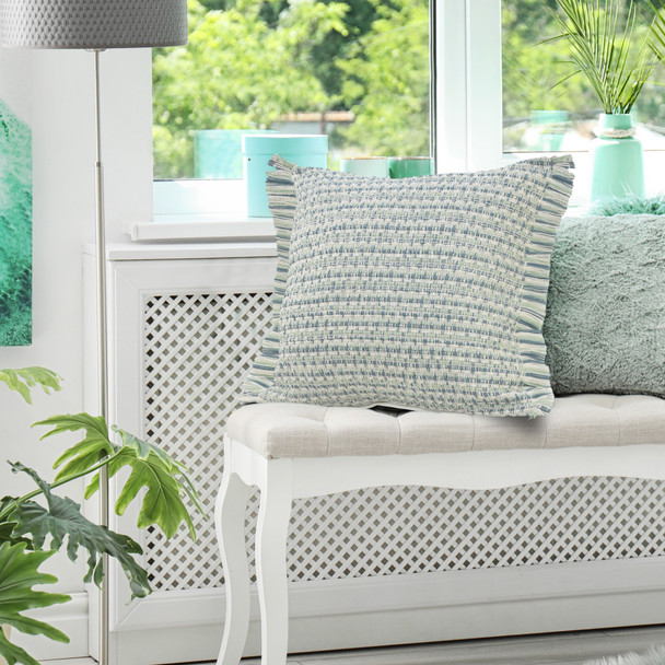 LR Home Atlantis 07594 Blue Green Pillow