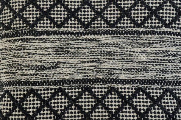 LR Home Mindy 07616 Gray Black Pillow