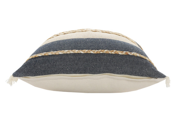 LR Home Cape Cod 07638 Blue Beige Pillow