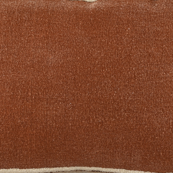 LR Home Rory 07676 Cinnamon White Pillow
