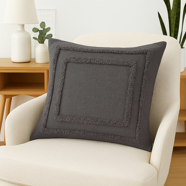LR Home Rory 07689 Dark Gray Pillow