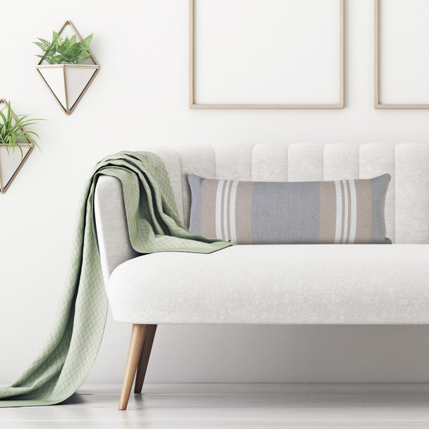 LR Home Cabana 07778 Gray Beige Pillow